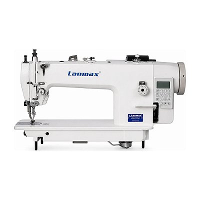 Máquina Transporte Duplo Eletrônica LANMAX LM-0338-D4 220V Ponto 12mm Direct Drive – Pés e Mesa Desmontados