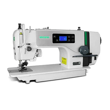 MAQUINA RETA DIRECT DRIVE COM REFILADOR ZOJE A5300 - 220 V COM PÉS E MESA DESMONTADOS