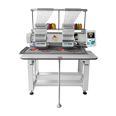 Maquina de Bordar 2 cabeças Campo de Trabalho 400x500 mm por Cabeça MakPrime M2-12 - 400x500