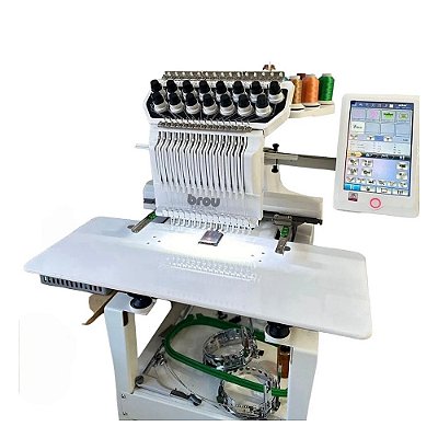 MAQUINA DE BORDADOS INDUSTRIAL 15 AGULHAS MARCA BROU 1501S- 220 V