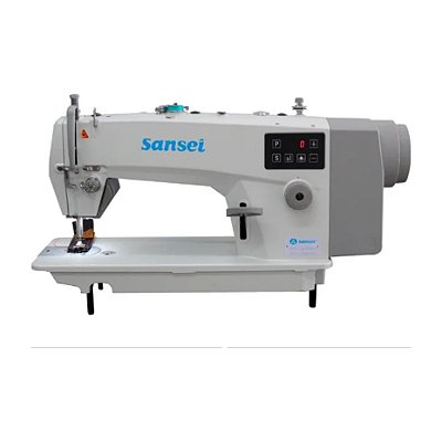 MAQUINA RETA DIRECT DRIVE BOBINA GRANDE SANSEI SA-G9000B/D PAINEL NOVO - 220 V + KIT PREMIUM ESPECIAL
