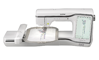 Maquina de Bordar Brother BP3700 com Suporte de Linha em Aluminio