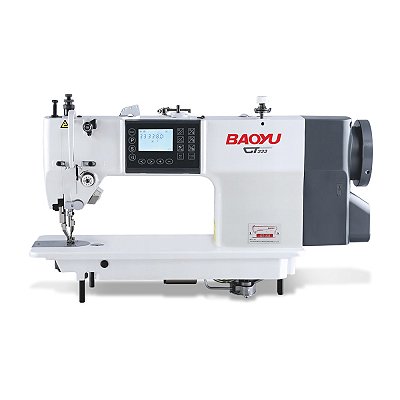 MAQUINA TRANSPORTE DUPLO ELETRONICA MOTOR DE PASSO BAYOU GT-333  - 220 V COM PÉS E MESA MONTADOS
