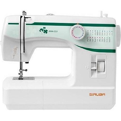 Máquina de Costura Doméstica Siruba HSM 2221 - 220 VLTS + kit de linhas