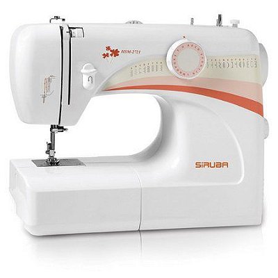Máquina de Costura Doméstica Siruba HSM2721 - 110 vlts + kit de linhas
