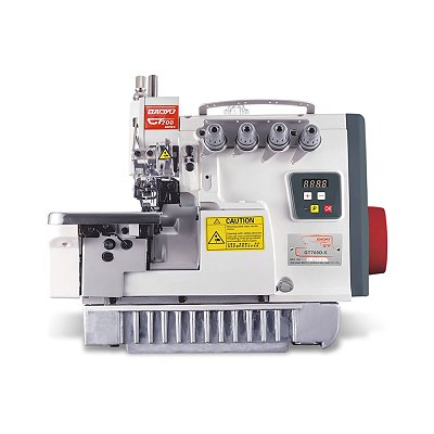 Maquina Interloque com Motor Direct Drive BAYOU GT-700D-5 - 220 V COM PÉS E MESA MONTADOS