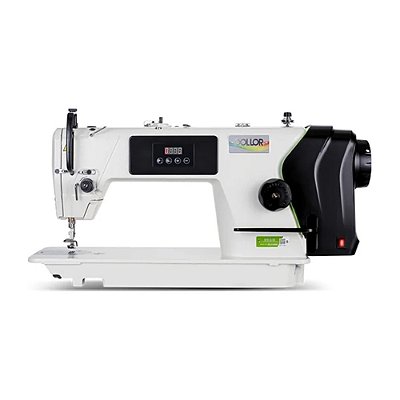 Maquina Reta com Parada de Agulha e Motor Direct Drive Dollor B10-G-09 - 110 V + Kit de Calcadores de Brinde