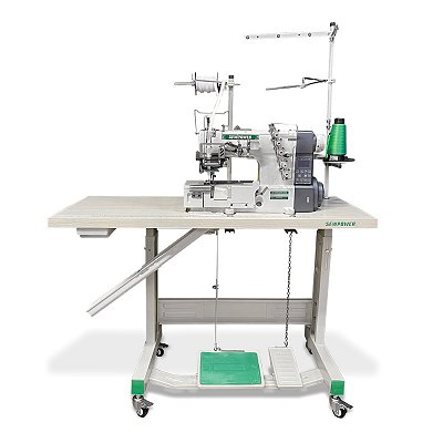 Maquina Galoneira BT Plana Fechada com Refilador SewPower SP-550D-05-CB364-DS/S - 220 V