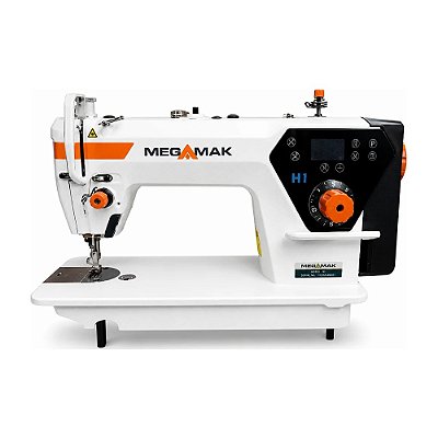 MAQUINA RETA MOTOR DIRECT DRIVE MEGAMAK H1 -220 V COM PÉS E MESA DESMONTADOS