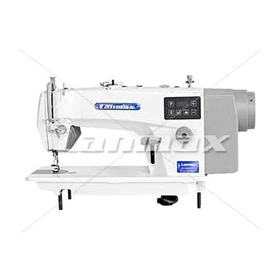 Máquina de Costura Reta Industrial Direct Drive Lanmax LM-9960D - 110 V com Kit de calcadores e Luminaria de led de brinde