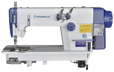 MAQUINA PONTO CORRENTE OMBRO A OMBRO DIRECT DRIVE LANMAX M-0058D 220V COM PÉS E MESA DESMONTADAS