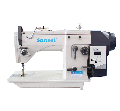 MAQUINA SANSEI ZIG ZAGUE 2 PONTOS COM LUBRIFICAÇÃO AUTOMATICA DIRECT DRIVE SA-20U93D 220V COM PÉS E MESA DESMONTADOS