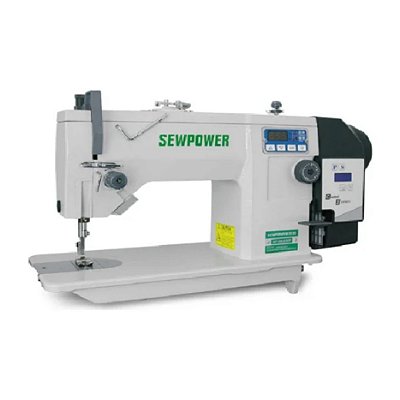 Maquina Zigue zague Motor Direct Drive com 200 tipos de pontos Sew Power SP-20U53DP - 220 V + KIT PREMIUM E CADEIRA ESPECIAL PARA COSTUREIRA