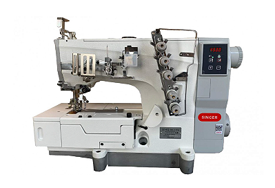 MÁQUINA GALONEIRA SINGER DIRECT DRIVE 514G-364-41EA - 110V + KIT PREMIUM E CADEIRA PARA COSTUREIRA