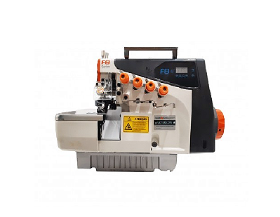 MAQUINA OVERLOQUE 2 AGULHAS PONTO CADEIA DIRECT DRIVE MEGAMAK F8-4D - 110 V + KIT PREMIUM E CADEIRA PARA COSTUREIRA