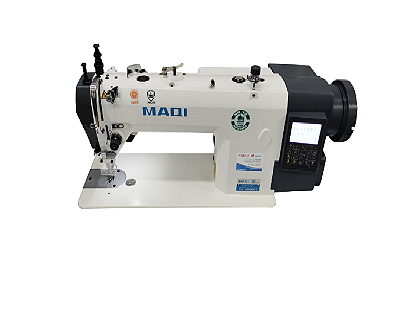 MAQUINA TRANSPORTE DUPLO ELETRONICA MOTOR DE PASSO PONTO 10 MM MAQI LS0303FT-TD4 - 110 V + KIT COM CADEIRA PARA COSTUREIRA