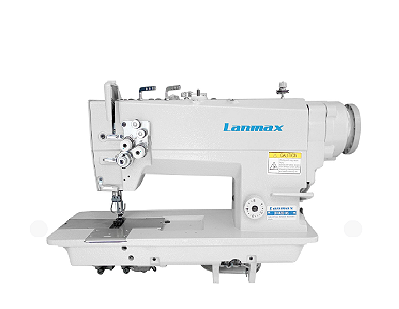 MAQUINA PESPONTADEIRA BARRA FIXA LANMAX LANÇADEIRA PEQUENA LM-842DD 220 V + KIT PREMIUM E CADEIRA ESPECIAL PARA COSTUREIRA