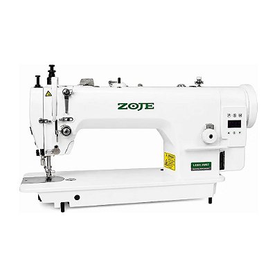 Máquina de Costura Industrial Transporte Duplo Direct Drive Zoje ZJ-0303L-3-BD-02 220V + Kit Premium Carbon