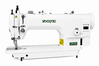 Máquina de Costura Industrial Transporte Duplo Direct Drive Zoje ZJ-0303L-3-BD-02 220V + Kit Premium Carbon