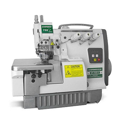 Maquina Overloque 1 agulha de Motor Direct Drive Sew Power SP-700D-3 - 110 V + KIT PREMIUM ESPECIAL CARBON