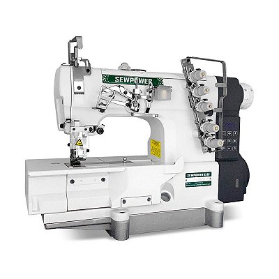 Maquina Galoneira Plana Fechada SewPower SP-550D-01 - 220 V + KIT PREMIUM CARBON EXCLUSIVO