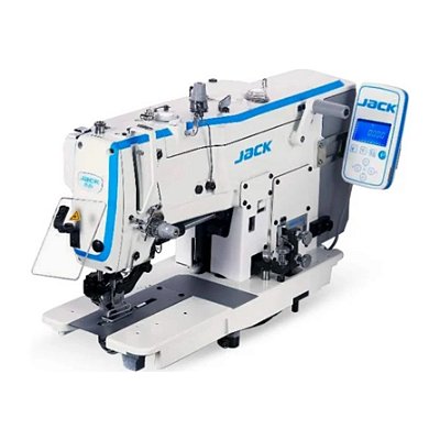 MAQUINA CASEADEIRA RETA MOTOR DIRECT DRIVE JACK JK-T782G- 220 V COM PÉS E MESA MONTADOS