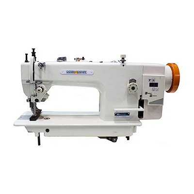 Máquina Reta Transporte Duplo Megamak MK0303D 220V com Pés e Mesa Desmontados