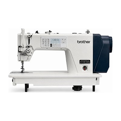 Máquina Reta Eletrônica Carter Blindado Brother S-7180A-813P 220V com Pés e Mesa Desmontados