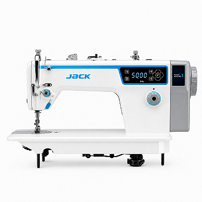 MAQUINA RETA DIRECT DRIVE COM CORTE DE LINHA JACK A2C - 110 V COM PÉS E MESA DESMONTADOS