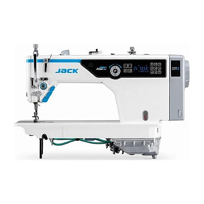 Máquina Reta Eletrônica Jack A5E-B AMH2 220V com 2 Chips de IA + Kit Premium e Mesa Montada