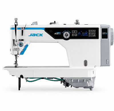 MAQUINA RETA ELETRONICA JACK A5E-B AMH2 COM 2 CHIPS DE INTELIGENCIA ARTIFICIAL - 220 V + KIT PREMIUM CARBON E CADEIRA PARA COSTUREIRA