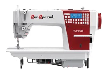 MAQUINA RETA ELETRÔNICA SUN SPECIAL CARTER BLINDADO E 09 PONTOS RETOS DECORATIVOS SS1968X-H-DM-QI - 220 V + KIT PREMIUM E CADEIRA COSTUREIRA