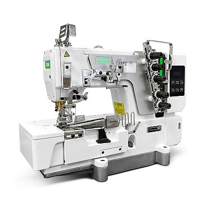MAQUINA GALONEIRA DIRECT DRIVE BASE PLANA ABERTA ZOJE C5000-G-364-02 - 220 V COM PÉS E MESA DESMONTADOS