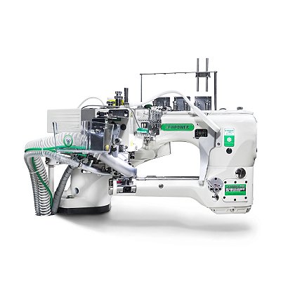 Máquina Flat Seamer Eletro Pneumática com motor Direct Drive e Refilador SewPower SP-740AMG-02-G2-GX-460-PLA/VD - 220 V