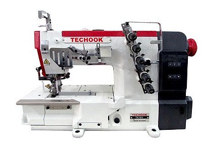 MAQUINA GALONEIRA MOTOR DIRECT DRIVE TECHOOK TK-W1 - 220 V + KIT PREMIUM CARBON E CADEIRA ESPECIAL PARA COSTUREIRA