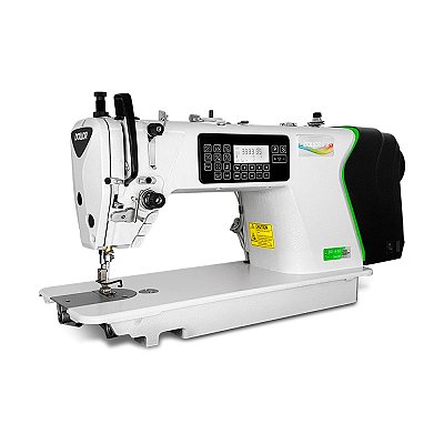 MAQUINA RETA ELETRONICA COM MOTOR DE PASSO DOLLOR B31A-02-110 V COM KIT PREMIUM E CADEIRA PARA COSTUREIRA