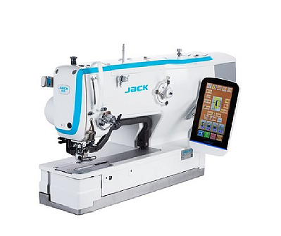 MAQUINA CASEADEIRA RETA ELETRONICA JACK JK-T1792GSD - 220 V COM PÉS E MESA MONTADOS