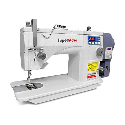 Maquina Ziguezague Semi-industrial com 200 Padrões de Pontos SUPERNOVA S-20U-A2 - 220 V + KIT PREMIUM CARBON EXCLUSIVO