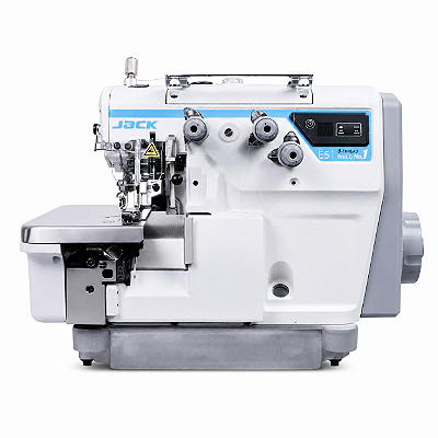 Máquina Overloque Motor Direct Drive 1 Agulha Jack JK-E5-3-02/233 220V com Pés e Mesa Desmontados