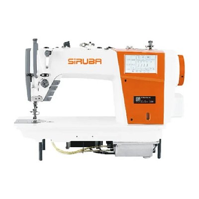 MAQUINA RETA ELETRONICA COM 2 MOTORES DE PASSO SIRUBA DL7500S-BM1-16- 220 V COM PÉS E MESA DESMONTADOS