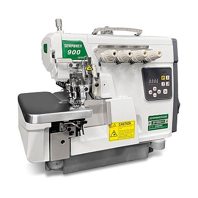 Maquina Interloque Média SewPower SP-900D-5 - 220 V COM PÉS E MESA MONTADOS