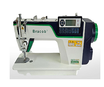 MAQUINA RETA ELETRONICA COM MOTOR DE PASSO BRACOB BC D9-R - 220 V + KIT PREMIUM ESPECIAL E CADEIRA PARA COSTUREIRA