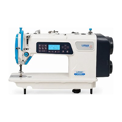 Máquina Reta Eletrônica com Motor de Passo LUMAK LU8800S 220V + Kit Premium e Cadeira para Costureira