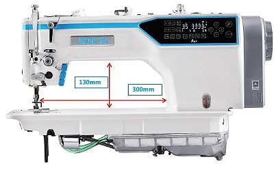 MAQUINA DE COSTURA JACK A6FEH TRANSPORTE CONJUGADO DENTE E AGULHA -220V