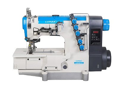 Máquina Galoneira Lumak Plana Fechada Motor Direct Drive LU500-01DS-TZ-SU - 220 V + KIT PREMIUM CARBON EXCLUSIVO