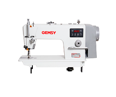 Máquina Reta com Corte de Linha GEMSY SS2-DC-SG 220V + KIT PREMIUM CARBON EXCLUSIVO