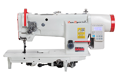 Máquina Transporte Triplo 01 Agulha Sun Special SS4410D-TX-PO - 220 V + KIT PREMIUM CARBON EXCLUSIVO