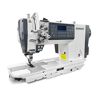 Maquina Pespontadeira Eletrônica Alternada com Motor de Passo SEWPOWER SP-8750-5BP - 220 V COM PÉS E MESA DESMONTADOS