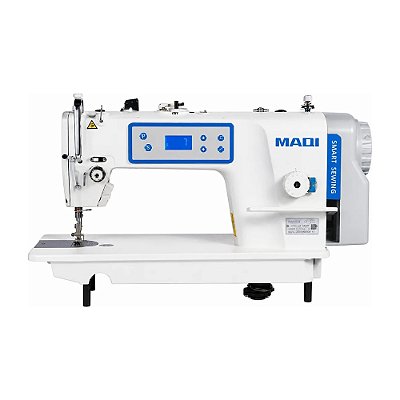 Máquina Reta Direct Drive Maqi QIPRO-M 220V Completa com Pés e Mesa Desmontados