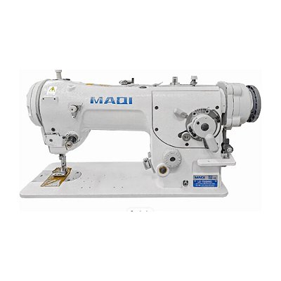 MAQUINA DE COSTURA ZIG ZAG INDUSTRIAL MAQI LS-T2284ND - 220 V COM PÉS E MESA MONTADOS